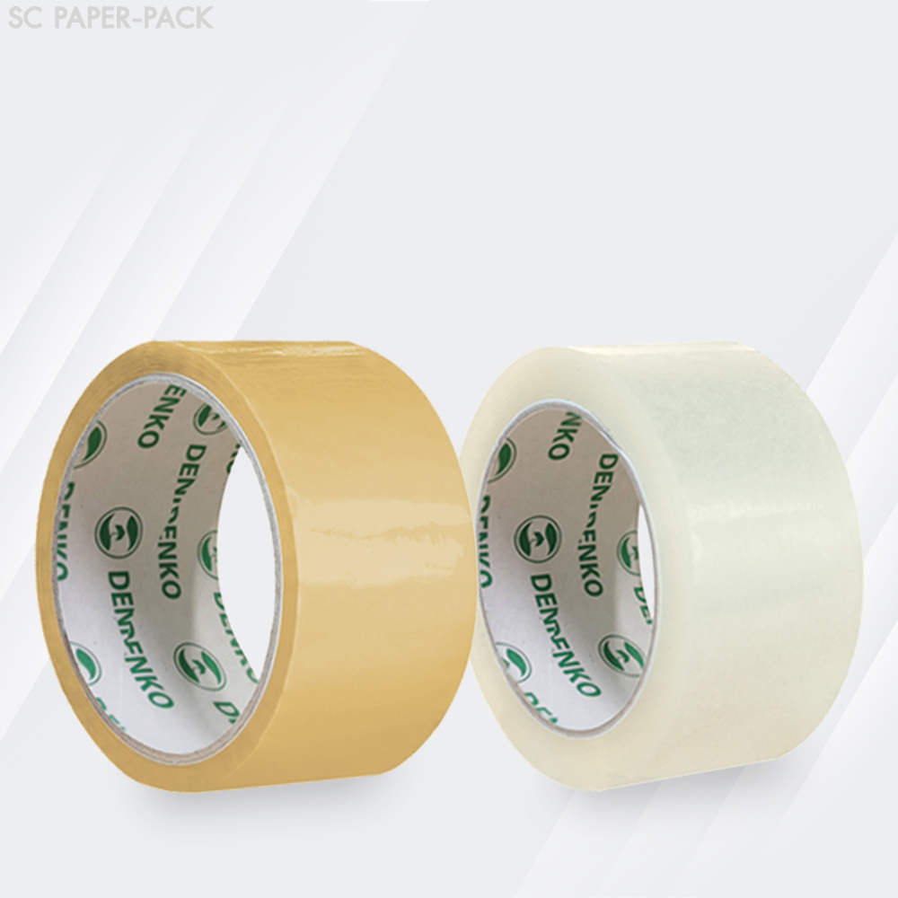 “เทปกาวปิดกล่อง 2 นิ้วเทปขุ่น 45 หลาเทปใส 100 หลา”